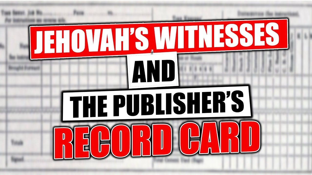 Jehovah's Witness Tracks Time Spent Preaching Door-to-Door