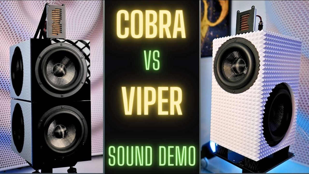 Эти колонки бросают вызов физике… Демонстрация звука Cobra против Viper!