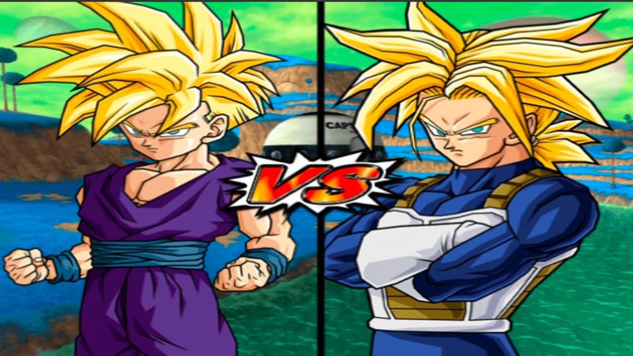Gohan teen ssj vs Trunks ssj | power level in cell saga | dbzbt4 #gohanssj #dbzbt4mods 