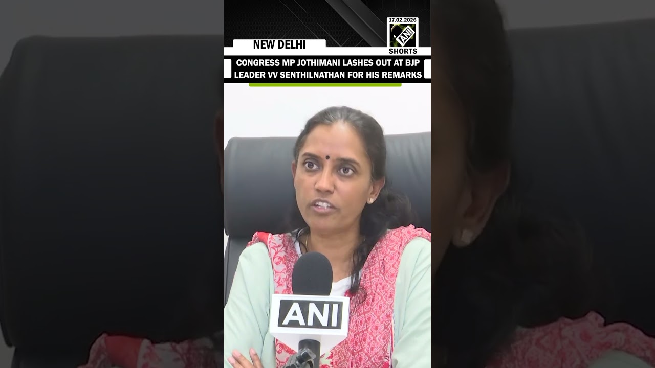 Congress MP Jothimani lashes out at BJP leader VV Senthilnathan for his remarks calls it disgusting