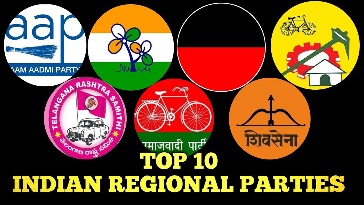 TOP 10 REGIONAL PARTIES IN INDIA