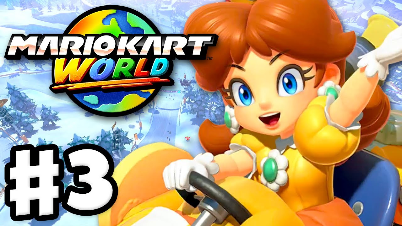 Daisy Unlocked! Flower Cup! Ice Rally! - Mario Kart World - Full Gameplay Walkthrough Part 3