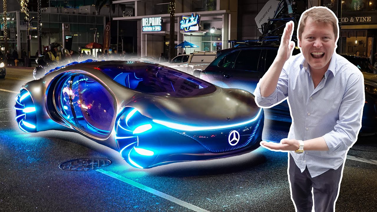 The MOST INSANE CAR to Ever Drive in Hollywood! Finding the Mercedes Vision AVTR