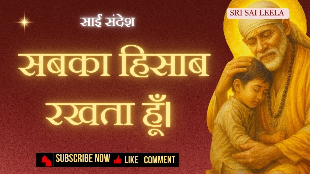 सबका हिसाब रखता हूँ | साई बाबा का आश्वासन | Shirdi Sai Baba | Justice & Karma