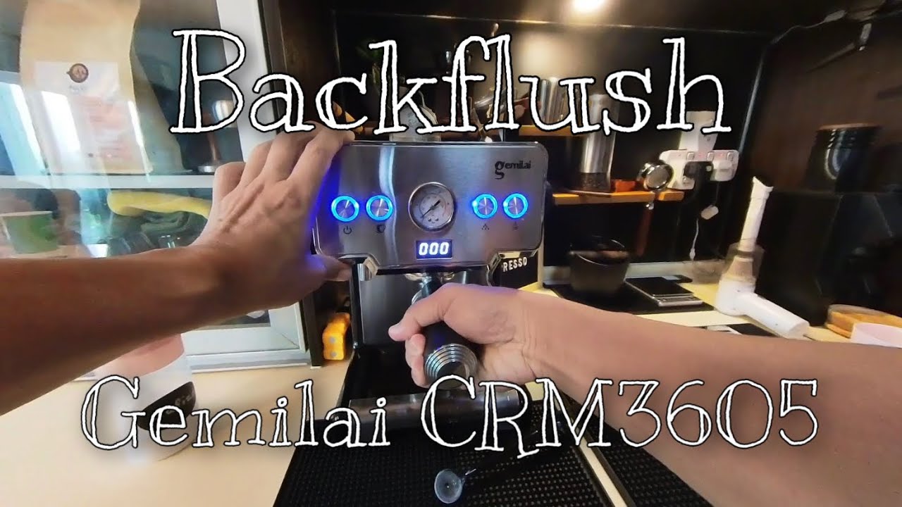 Backflush Gemilai CRM3605 | Cuci Steam Wand
