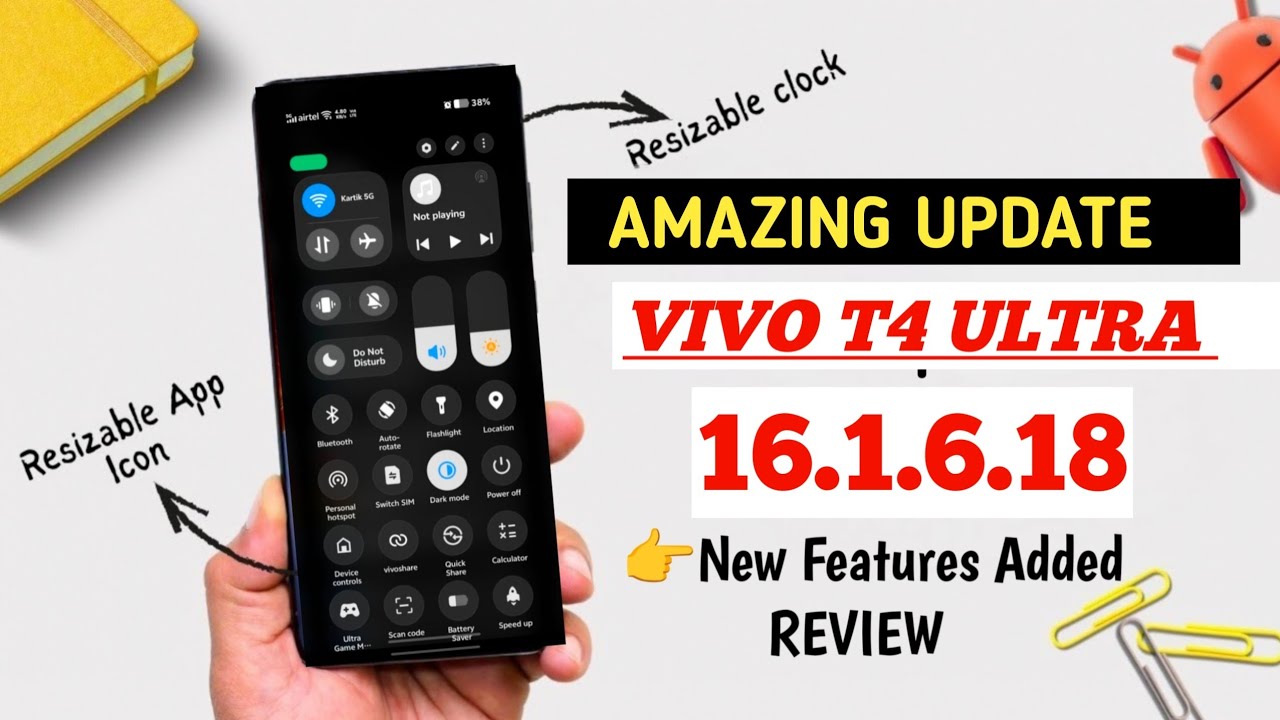 Vivo T4 Ultra Amazing Update | New Features added | Battery Life Improve | Vivo T4 Ultra new update