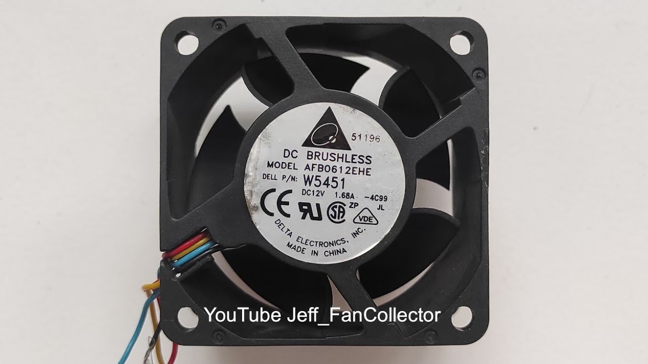 Delta Fan AFB0612EHE 12V 1.68A 12000rpm 4wire 6038 Made In China used HP Proliant Server Fan