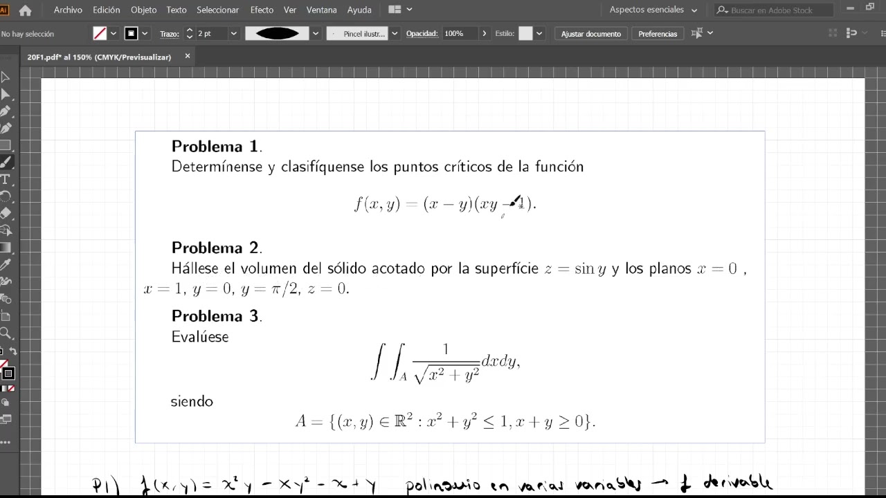 Funciones varias variables II 21F2
