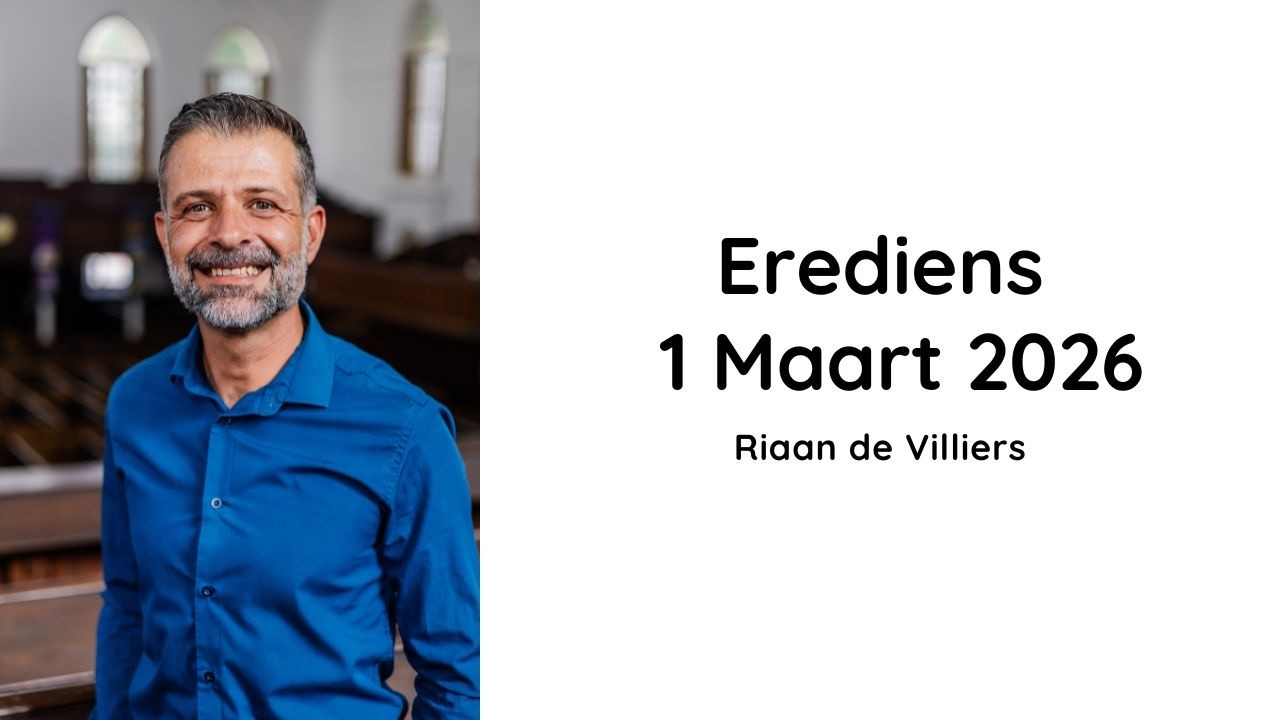Erediens te Groote Kerk - 1 Maart 2026