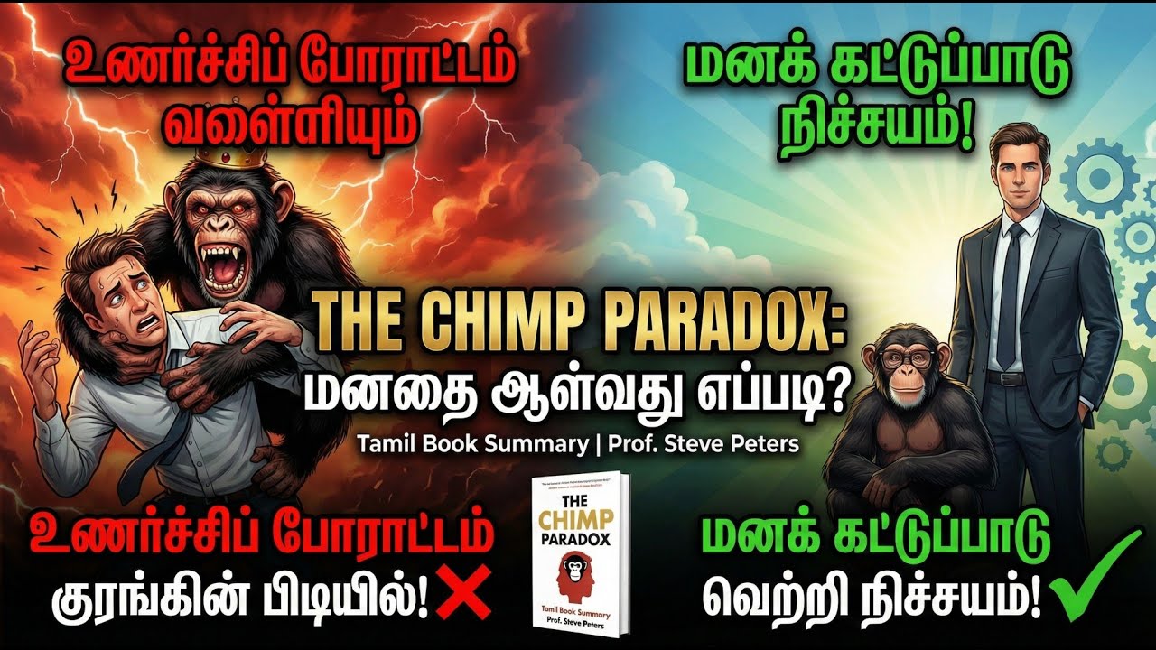 வெற்றியின் ரகசியம்: மனிதனா? குரங்கா? | Chimp Paradox Tamil