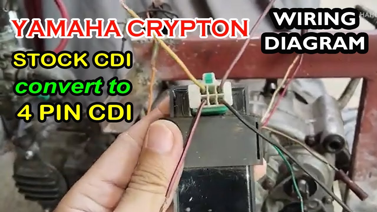 Wiring Diagram 4 Pin CDI and Stator for Battery Operated - Kalansay Skeleton Connection Color Code