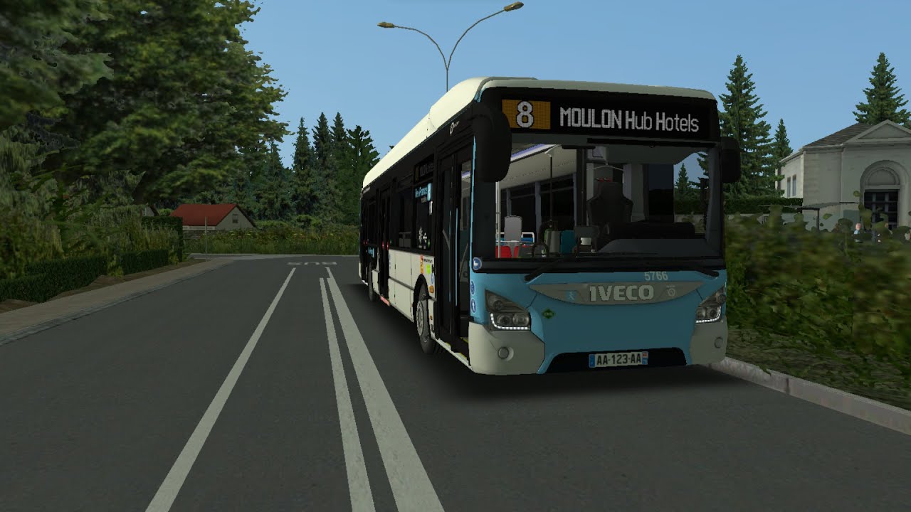 Omsi 2 Iveco Urbanway 12m 3 portes ligne 8 Moulons Hub Hôtels