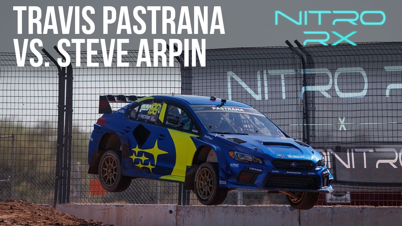 Travis Pastrana vs. Steve Arpin FINAL | Nitro Rallycross Battle Bracket Round 3 Day 1