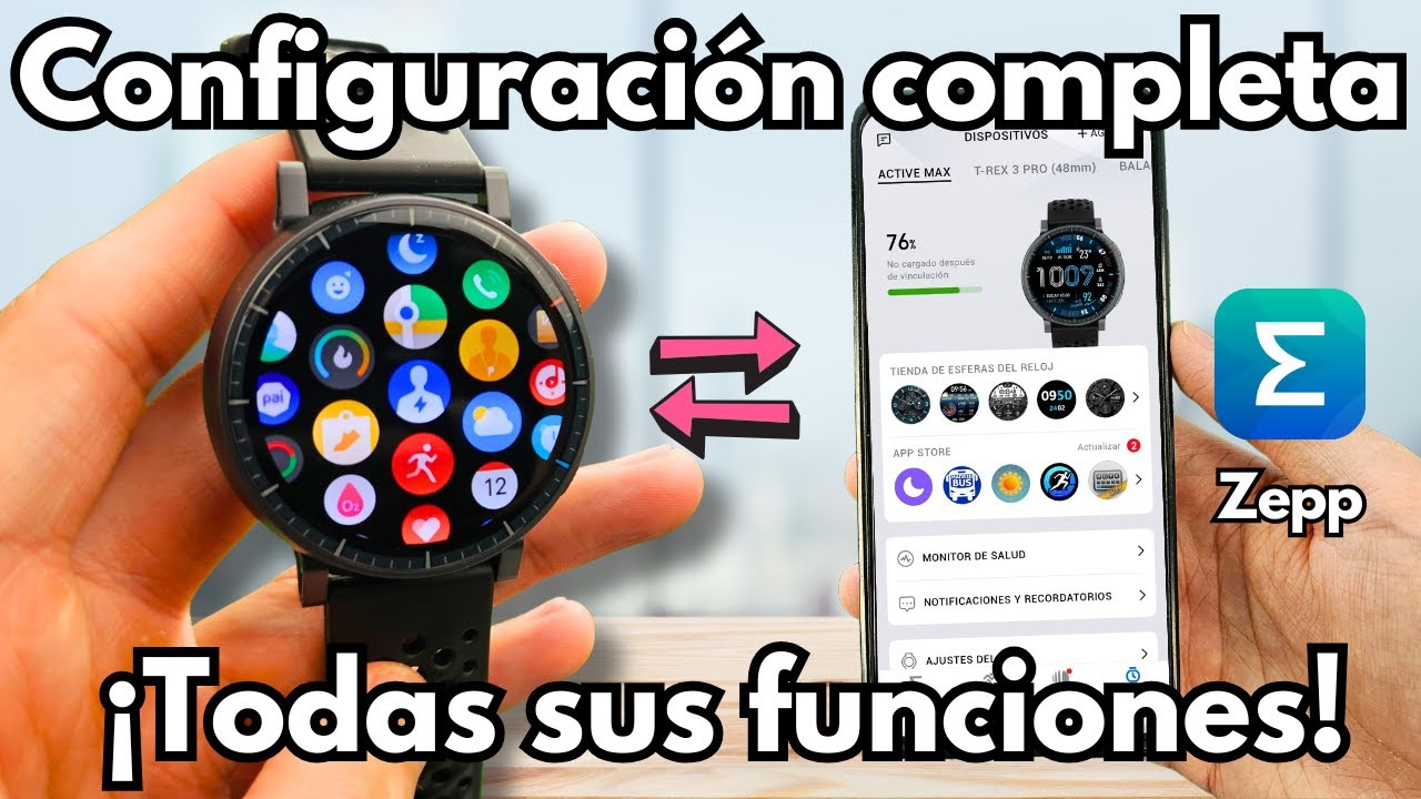 Amazfit Active Max 👉 ¡Guía COMPLETA de Configuración y TODAS sus Funciones!