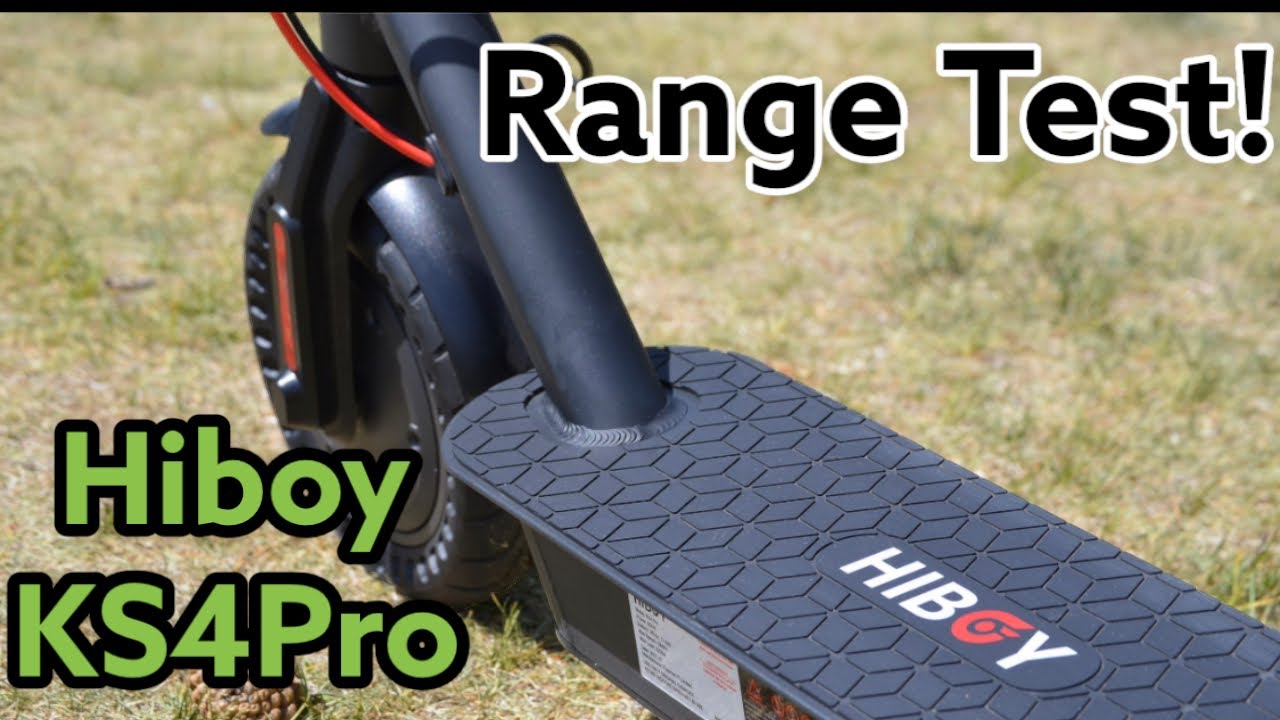 Hiboy KS4Pro Electric Scooter Range Test  | How Far Can It Go On A Single Charge!?