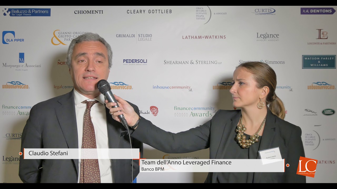 Claudio Stefani - Financecommunity Awards 2017 by financecommunity.it