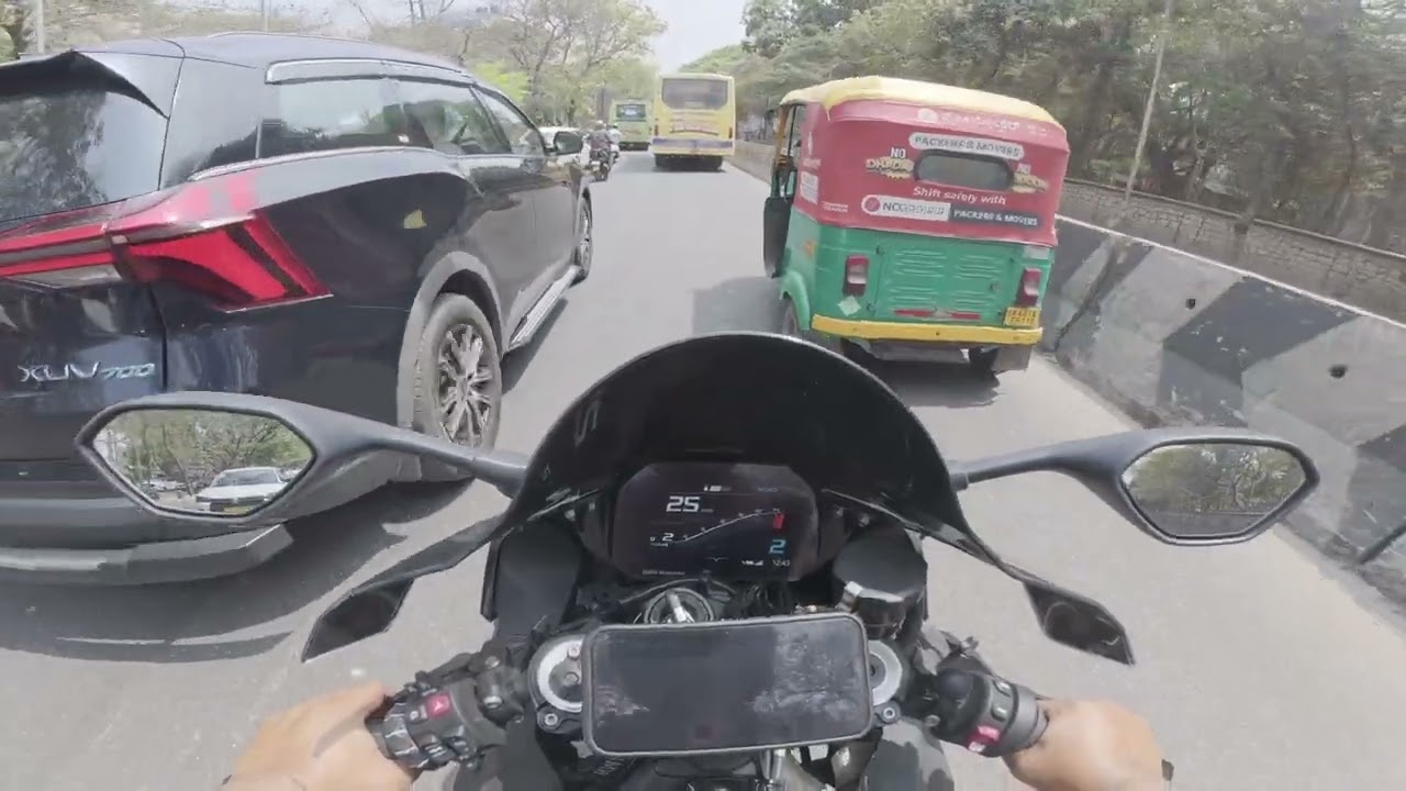 28Feb2026 - BMW S1K Bangalore Biker - Daily Ride - BikeNBiker Wilson Garden To Everse HSR