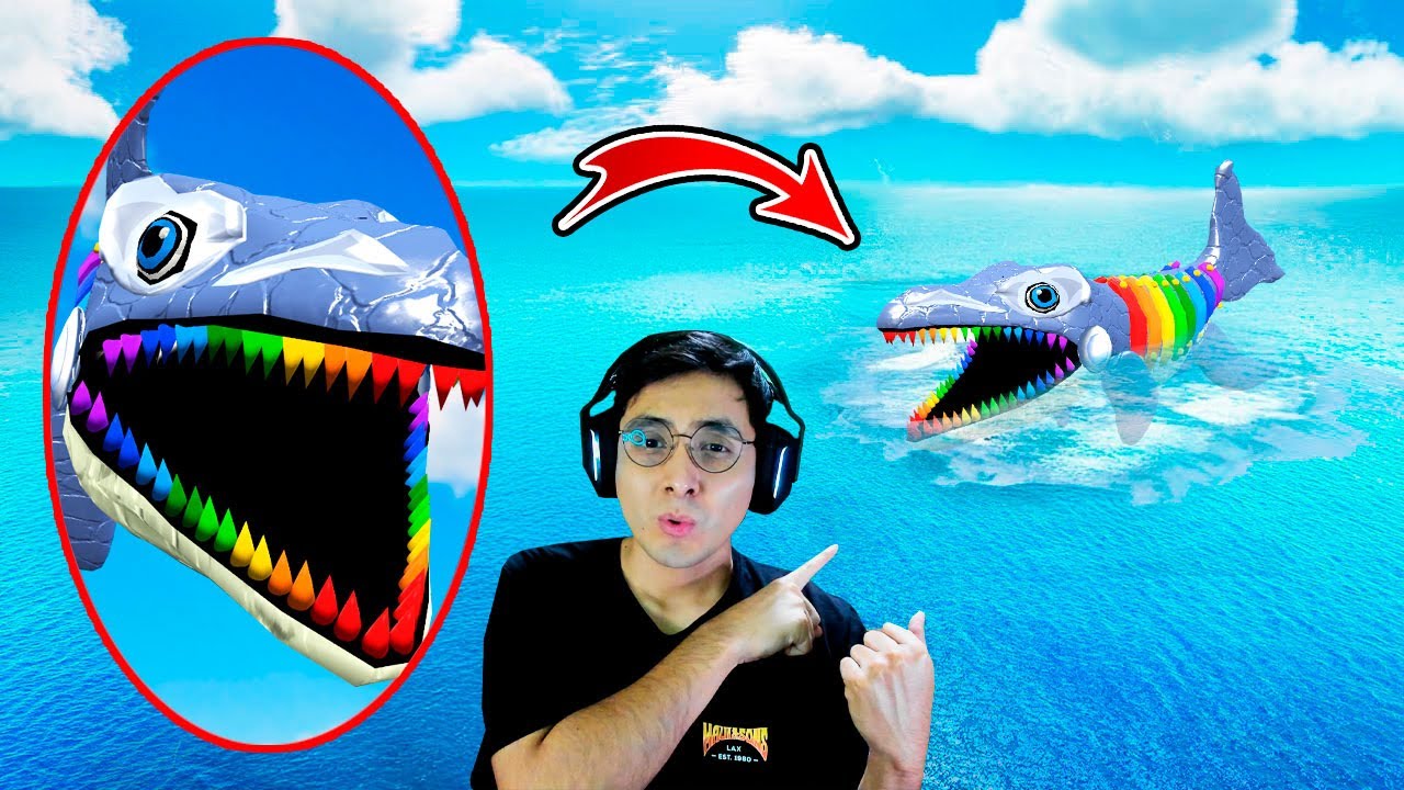 Un DRON capta a XILOSAURUS de POPPY PLAYTIME 5 en el OCEANO