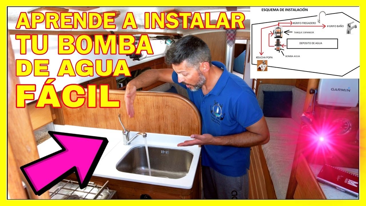 Como INSTALAR una BOMBA DE AGUA Eléctrica PASO a PASO bien detallado ( 12v ) en un barco EP. 47