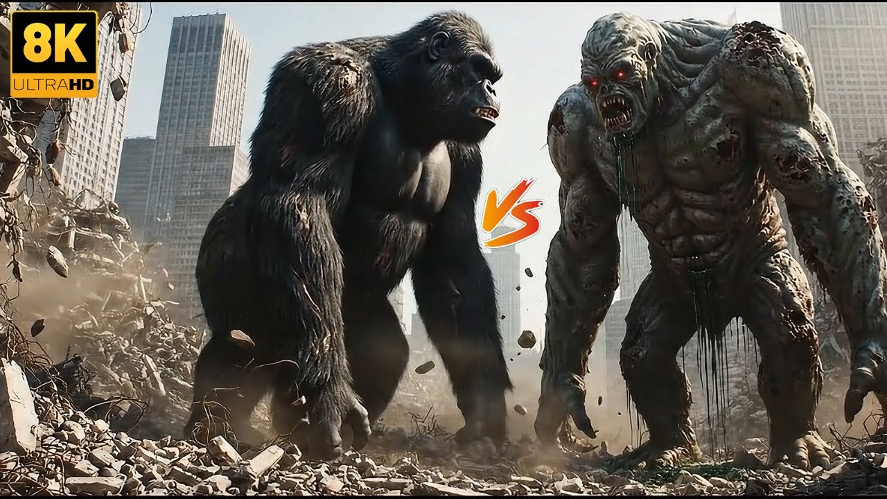 KING KONG 2025: FULL HD KING KONG VS ZOMBIE GIANT.