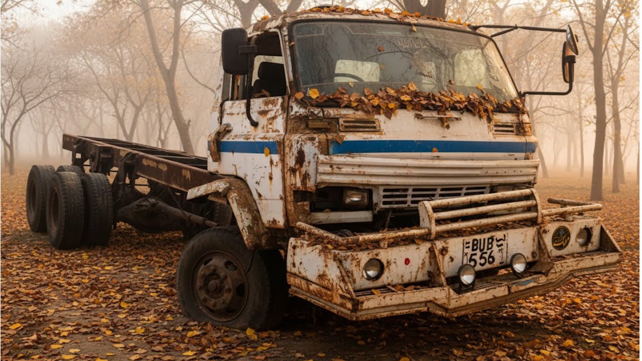 Fully Restoration of Hino Truck Abandoned for 30 Years // Made New Cabin From Wood And Iron