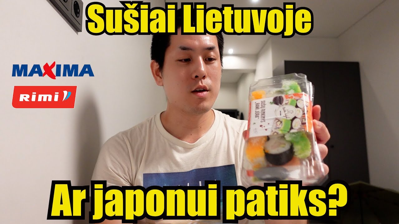 Paragavau sušių iš lietuviškų parduotuvių, kokie japono įspūdžiai?
