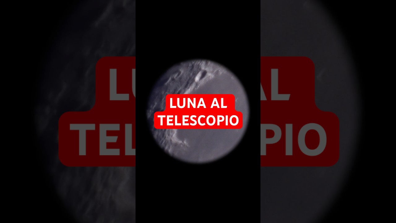 🔭 Avevate mai visto la Luna cos&igrave; al telescopio? #spazio #nasa #telescopio #astronomia #luna