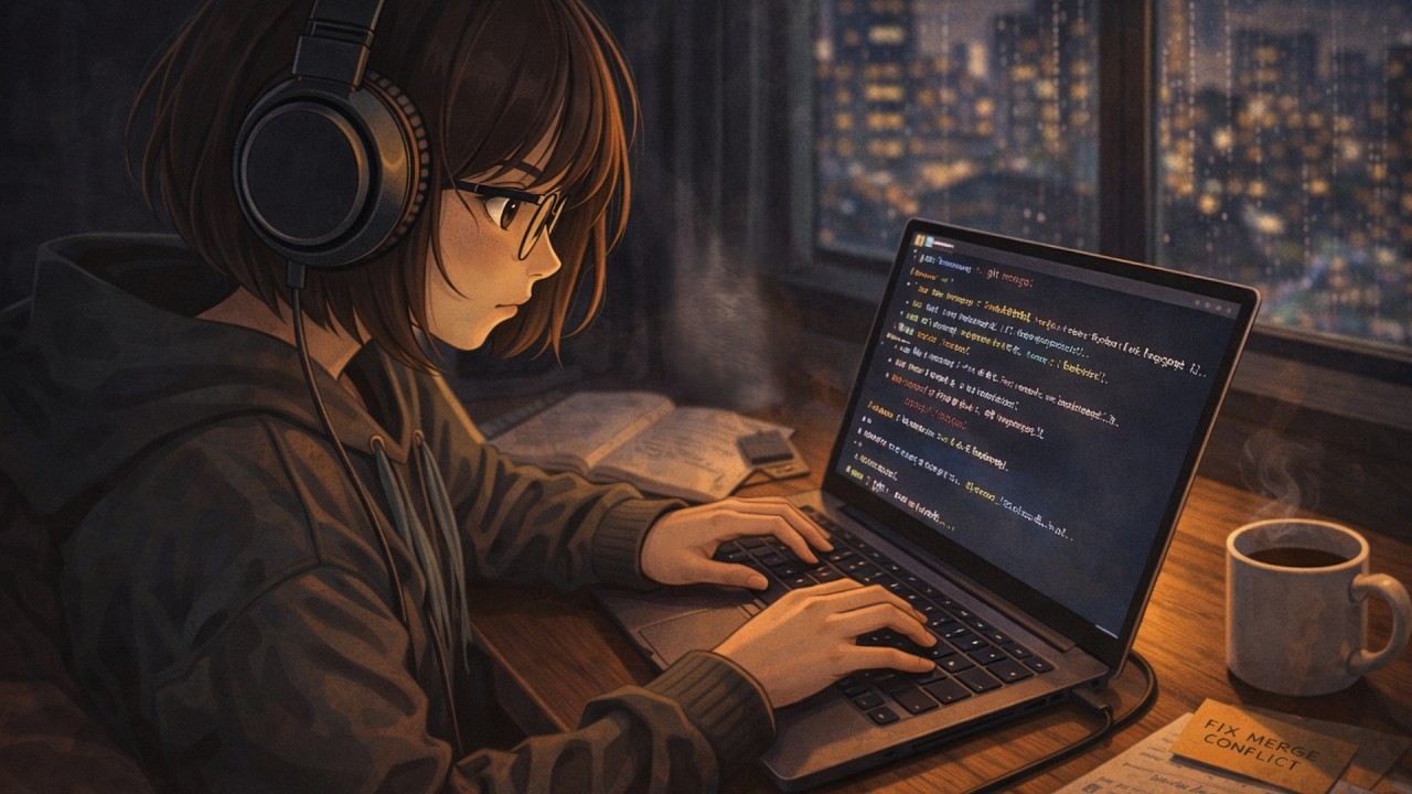 Late Night Debugging ☕ Coding Lofi for Deep Focus (4 Hours)