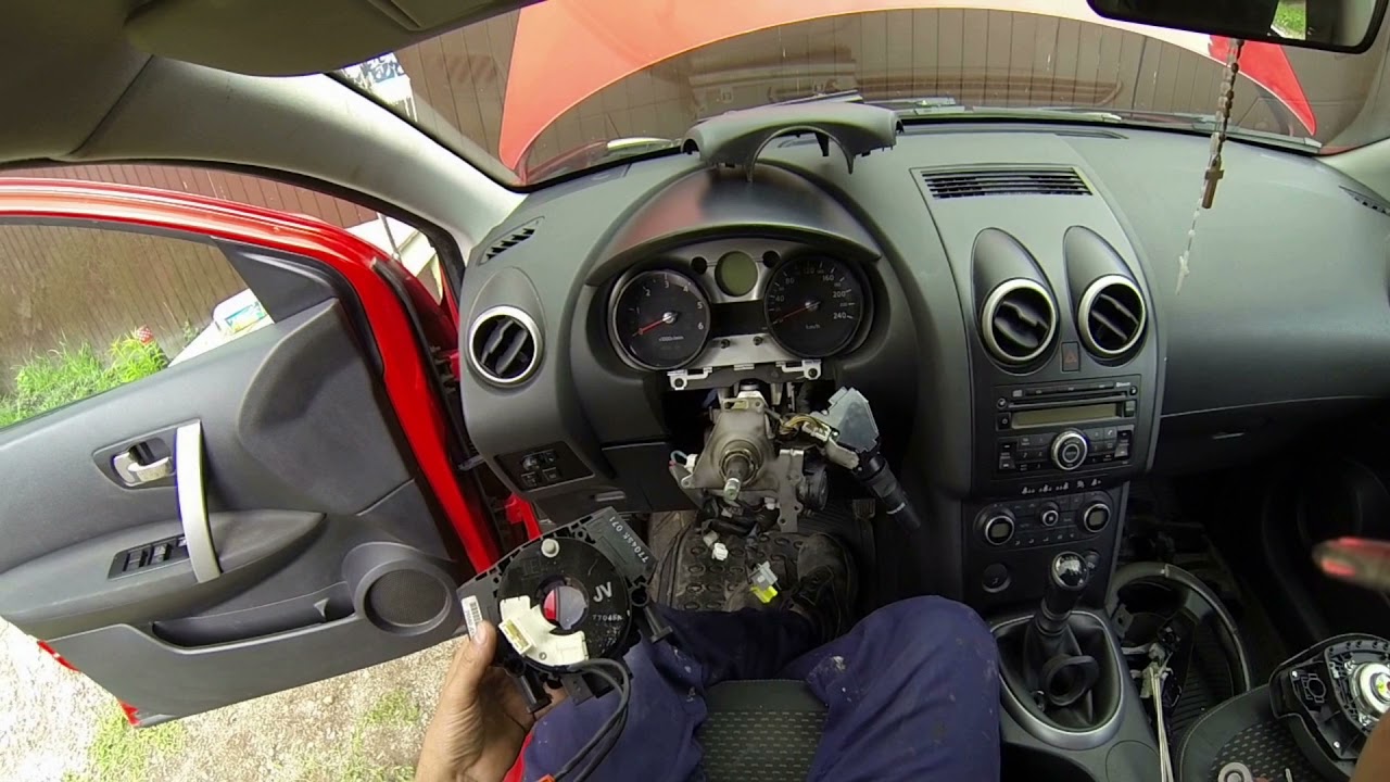 Remove/Refit/Repair - Steering Wheel Airbag Spiral Cable Nissan Qasqhai             @Claude Garage
