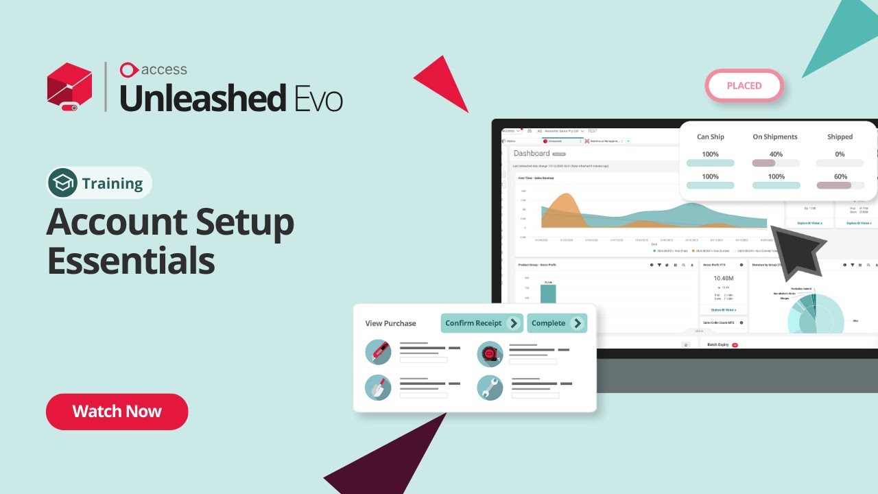 Account Setup Essentials | Unleashed Inventory Management Training Academy