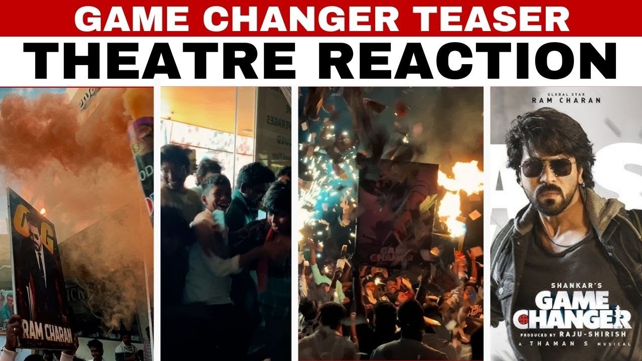 Game Changer Teaser Reaction | Theatre Reaction |  Ram Charan | Kiara Advani | Shankar