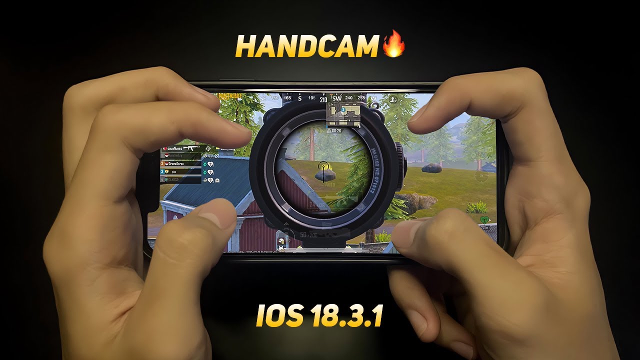 iPhone XS Max PUBG Mobile Full Handcam Gameplay 2025 | iOS 18.3.1 PUBG TEST After Update🔥
