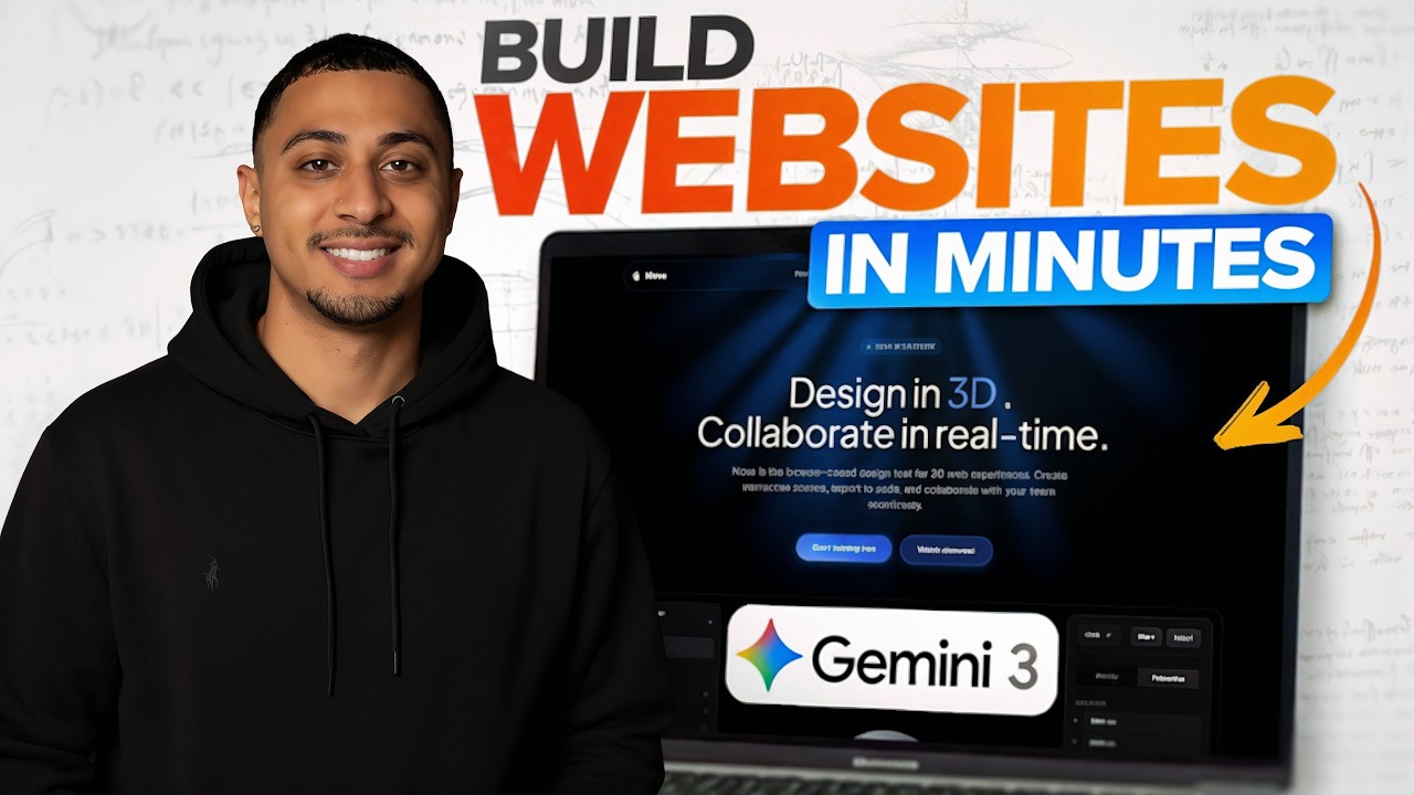 I Built a Website in 5 Minutes (Gemini + Claude Code)