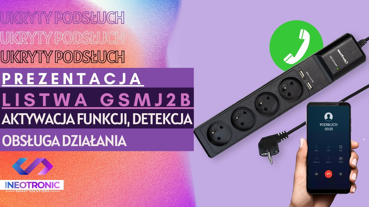 LISTWA ASTRA PODSŁUCH GSM - PREZENTACJA DZIAŁANIA ORAZ SPOSOBU WŁOŻENIA KARTY SIM 2023