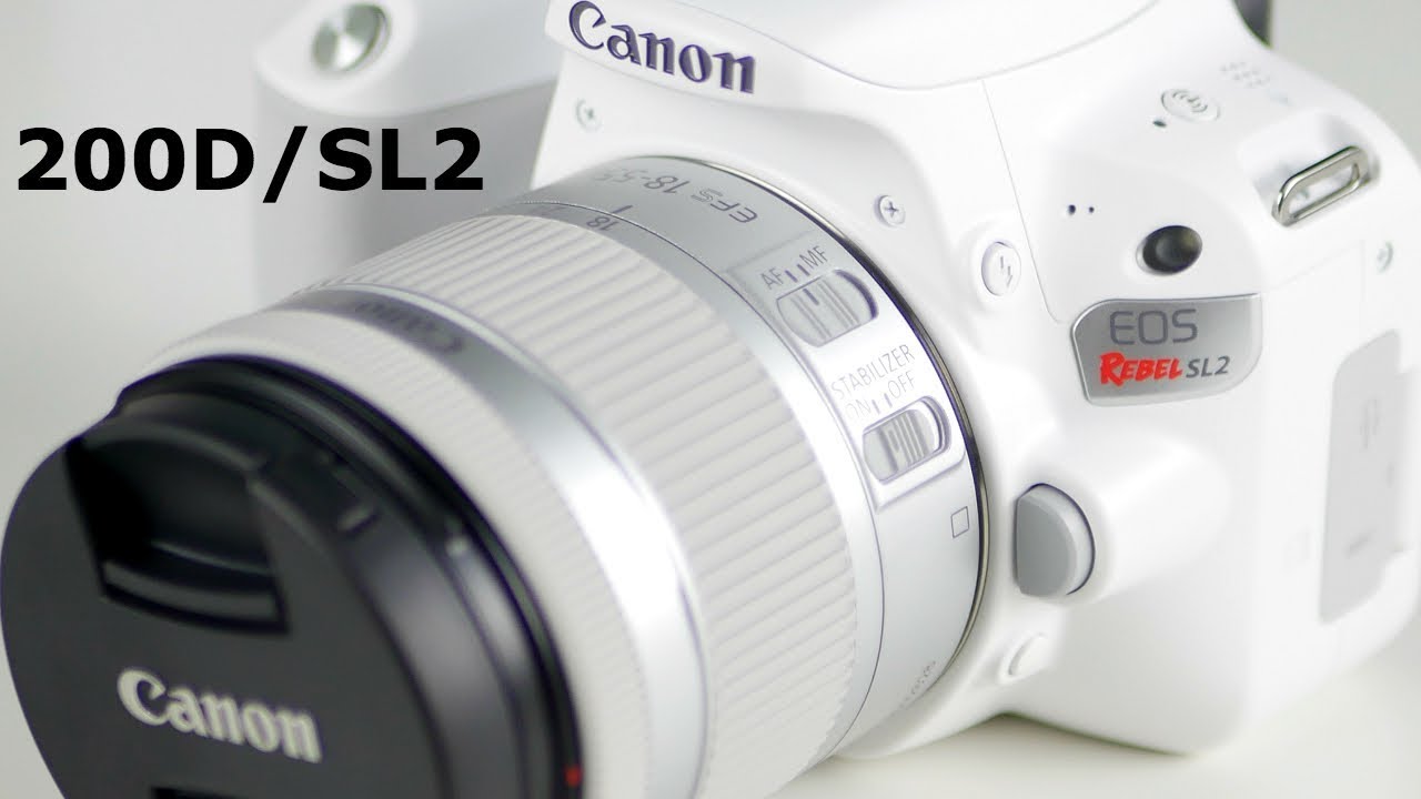 Canon Rebel SL2 unboxing and hands on!