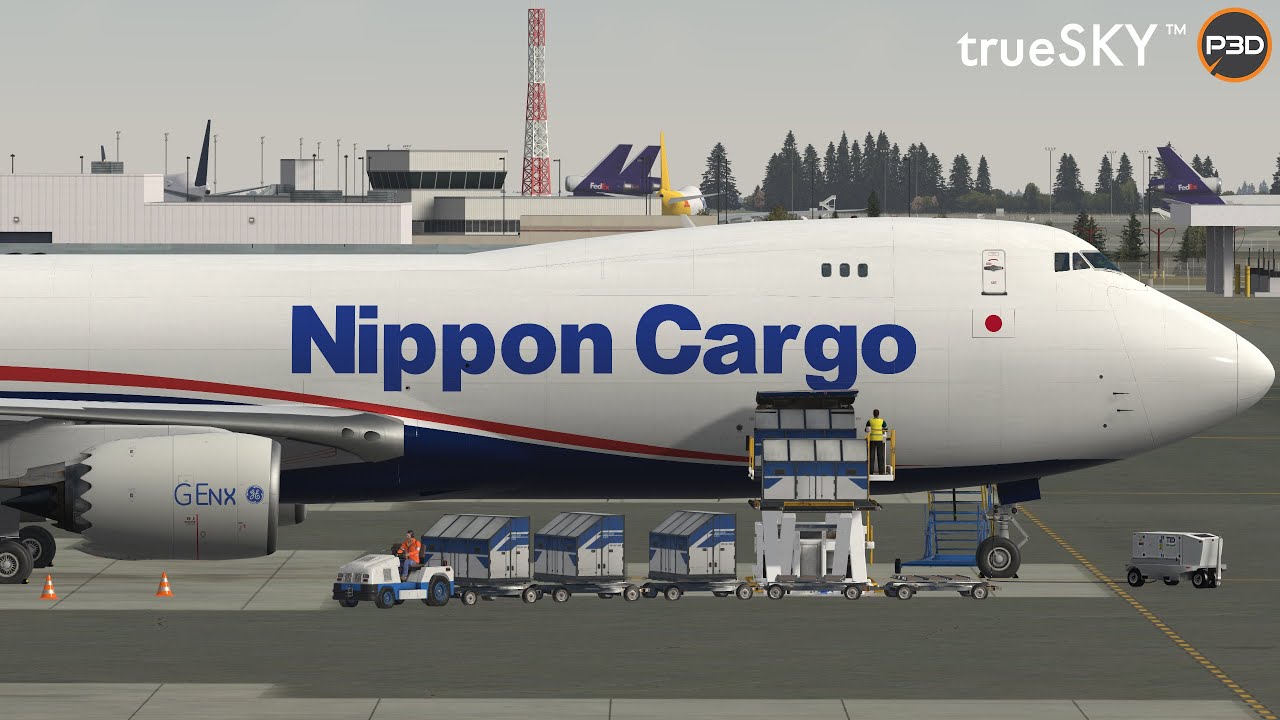 Prepar3D v5 | Spectacular approach into Anchorage | trueSKY | PMDG 747-8F