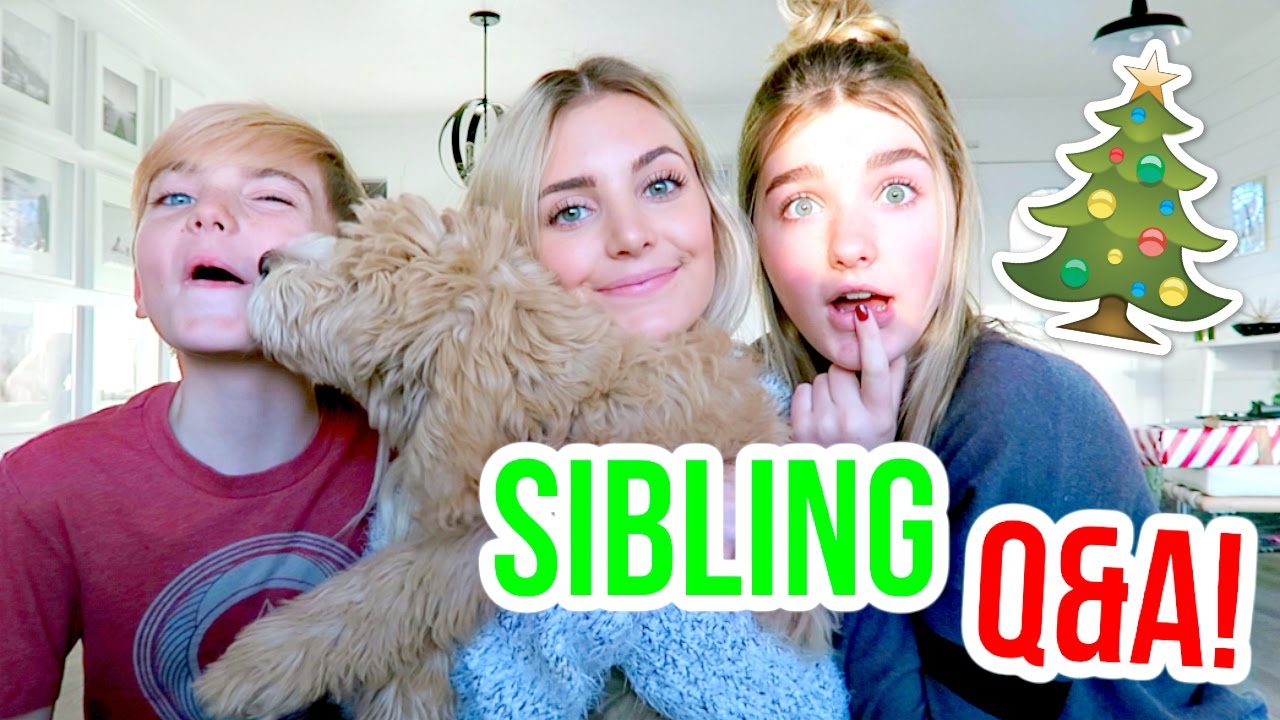 ANSWERING QUESTIONS WITH MY SIBLINGS!  | VLOGMAS DAY 12