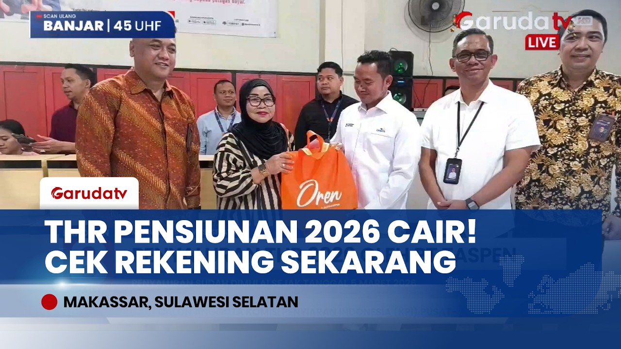 Kabar Gembira! Taspen Mulai Cairkan THR Pensiunan 2026 Tanpa Potongan Sepeser Pun