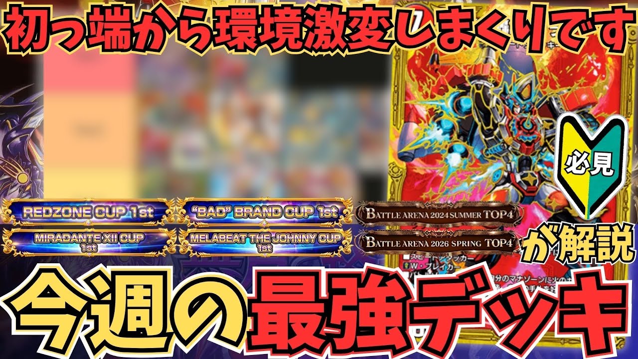 【10分で環境解説】35弾環境遂に開幕　『轟轟轟ブランド』蔓延る超高速環境は〇〇の登場で激動の時代へ《今週の最強デッキ》【デュエプレ】