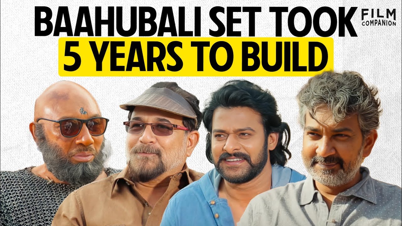 Baahubali 2 | On The Sets | SS Rajamouli, Prabhas, Sathyaraj, Sabu Cyril