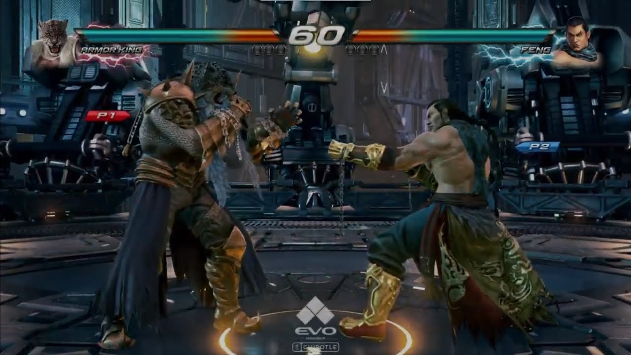 Tekken 7: Klown with A K (Armor King) vs TEAMYAMASA Nobi (Feng) - Round 1 Pools - EVO 2023