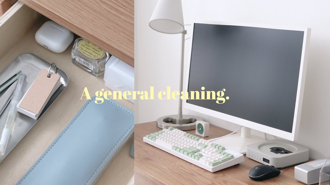 sub) cleaning vlog. 내가 집을 항상 깨끗하게 유지하는 이유, 깔끔하고 깨끗한 데스크테리어 / 수린 suzlnne