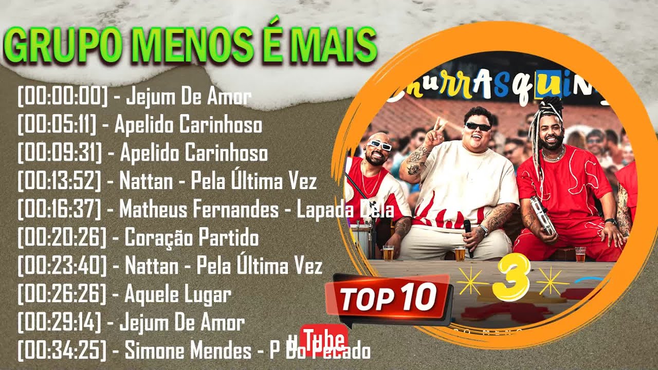 Churrasquinho do Grupo Menos &Eacute; Mais Ao Vivo 2025 | Pagode e Samba do Brasil no RJ e SP