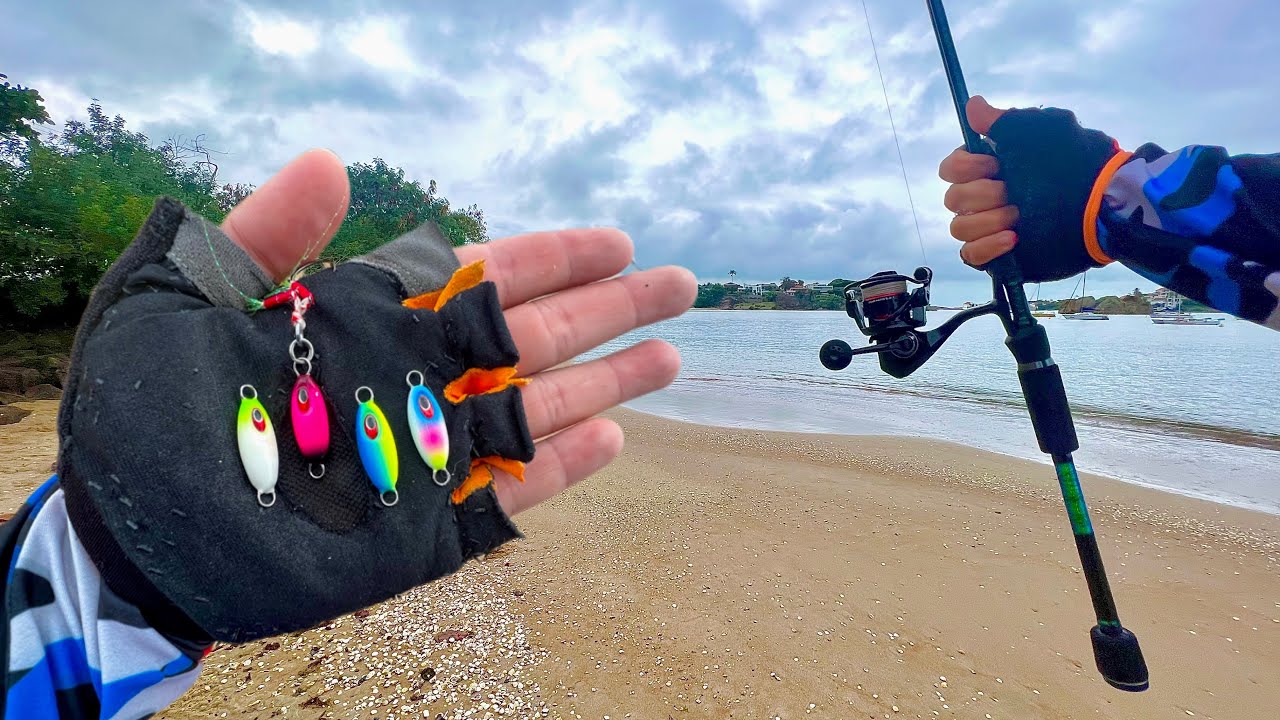 MICRO JIG NA BEIRA DA PRAIA, PESCA ULTRALIGHT!!!