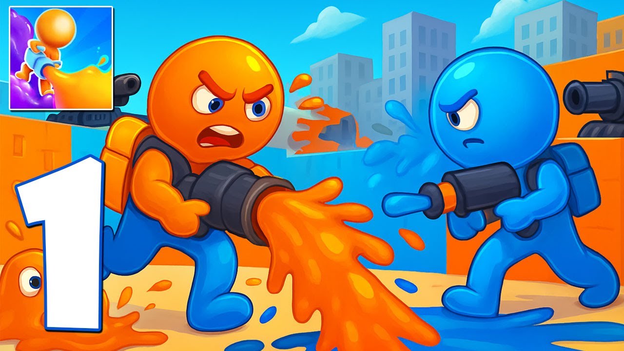 Dye Hard Gameplay Walkthrough Part 1 - Satisfying, Shooting, Fun (Android,iOS)