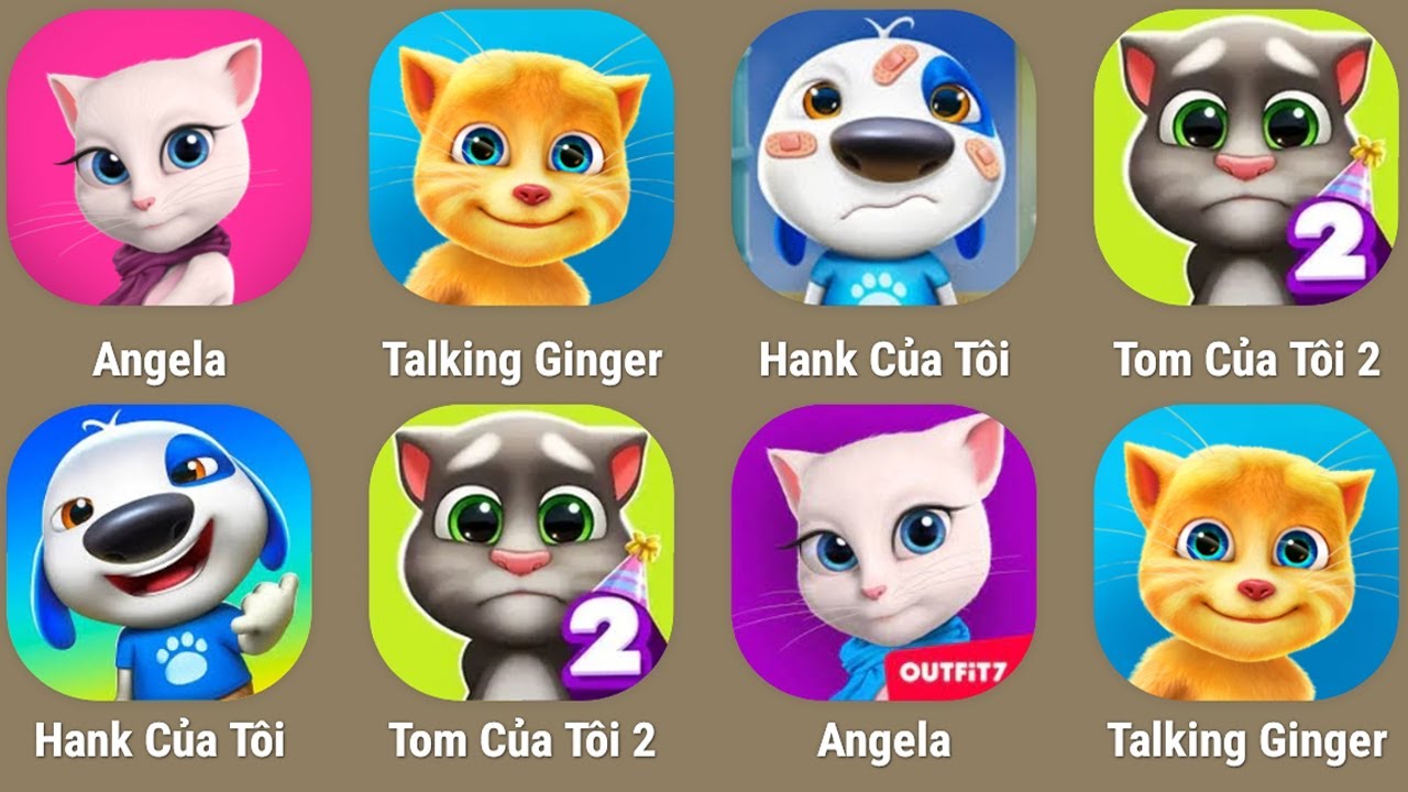 My Hank,My Tom 2,Angela,Talking Ginger:...