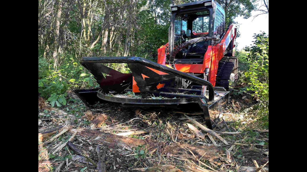 Skid Steer Extreme Duty Brush Cutter by Skid Pro, demo by Swift Fox Industries