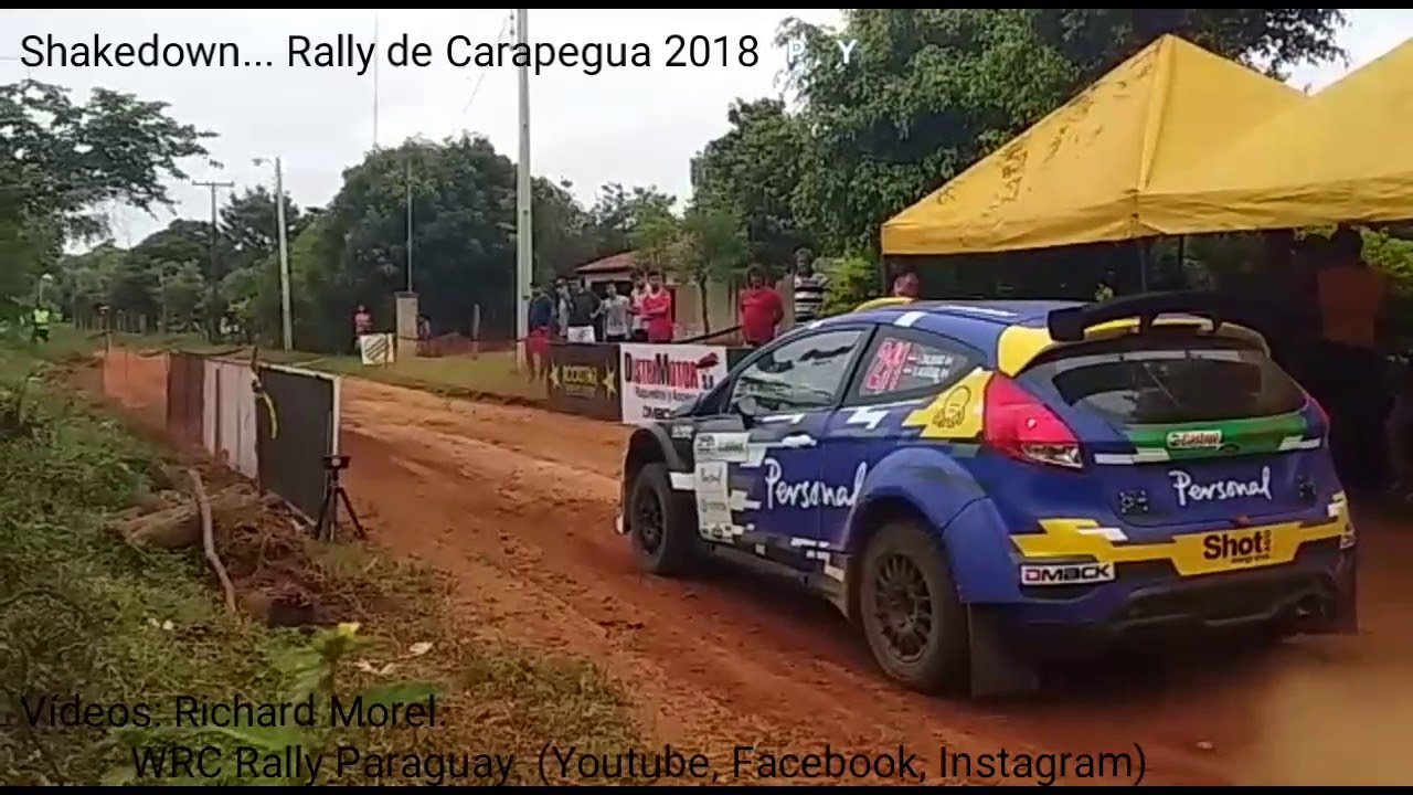 SHAKEDOWN Rally Carapegua 2018 🇵🇾 zona de Largada