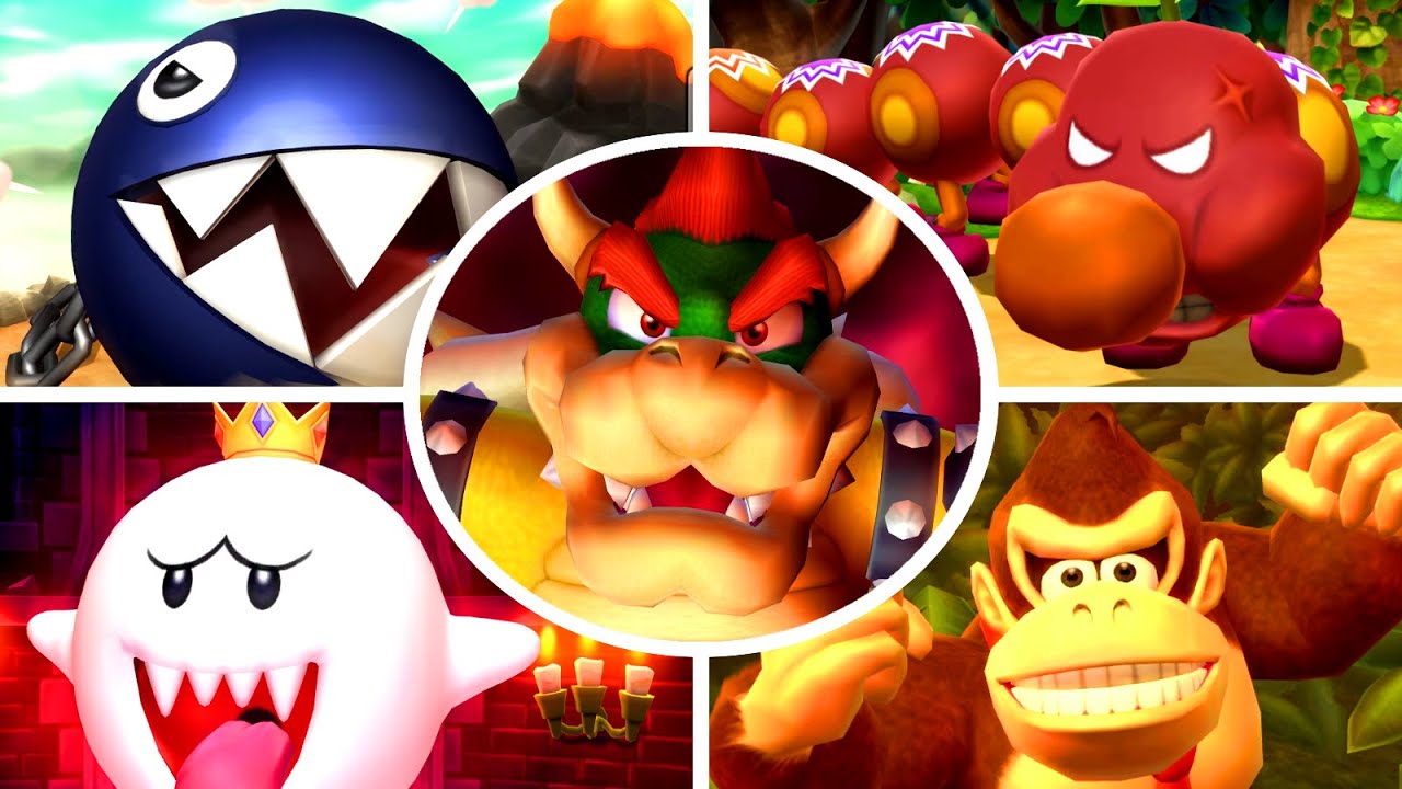 Mario Party 9 HD - All Bosses (Master Difficulty)