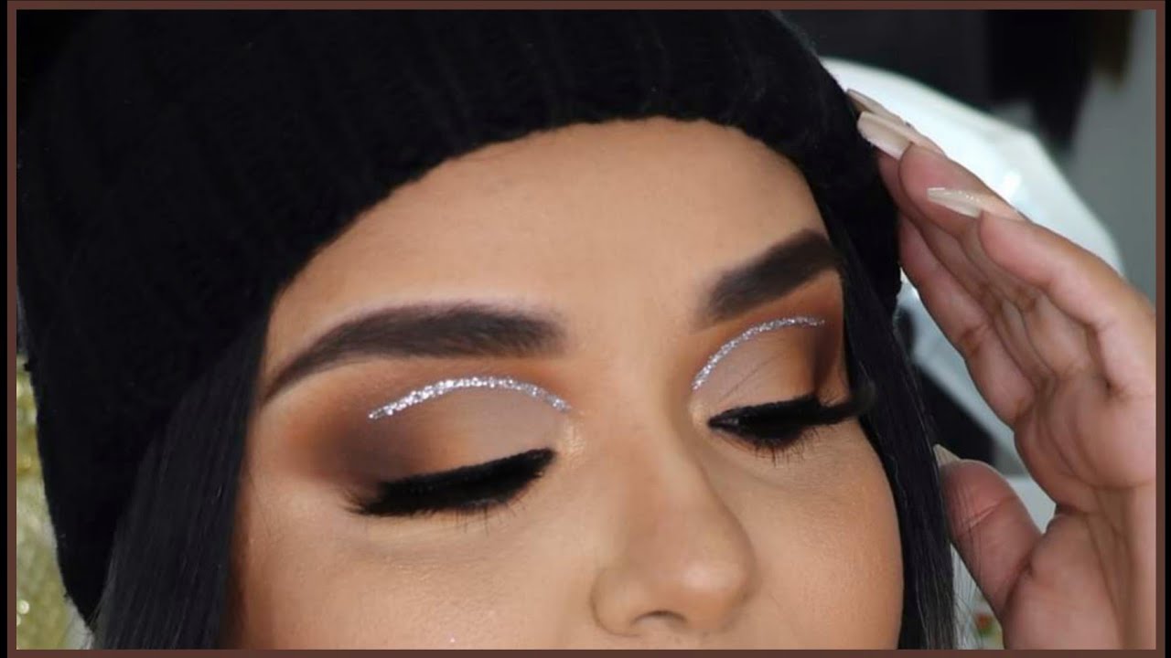 MAQUILLAJE EN TONO CAFE CON PLATEADO | PASO A PASO | SANDYBEAUTYY